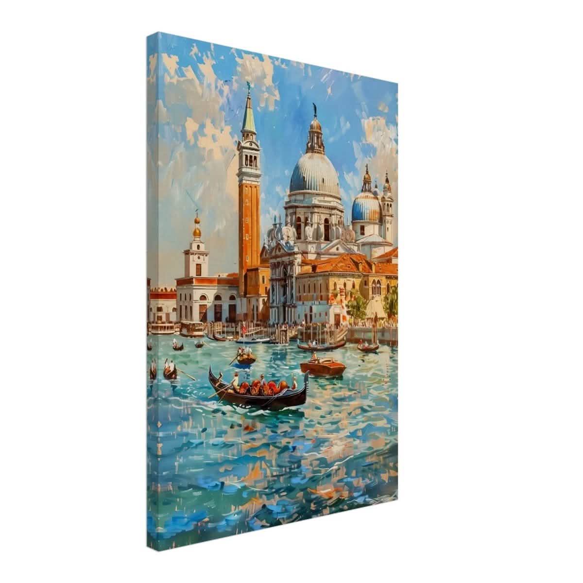 Timeless Venice: Dance of Light and Water - Canvas - 40x60 cm / 16x24″ -