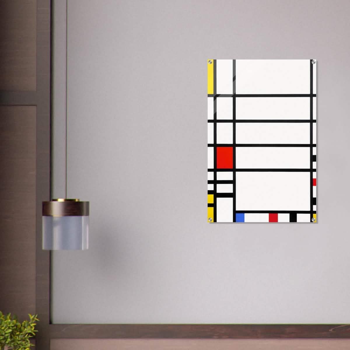 Trafalgar Square by Piet Mondrian Modern Art - Acrylic Print - 60x90 cm / 24x36″ -