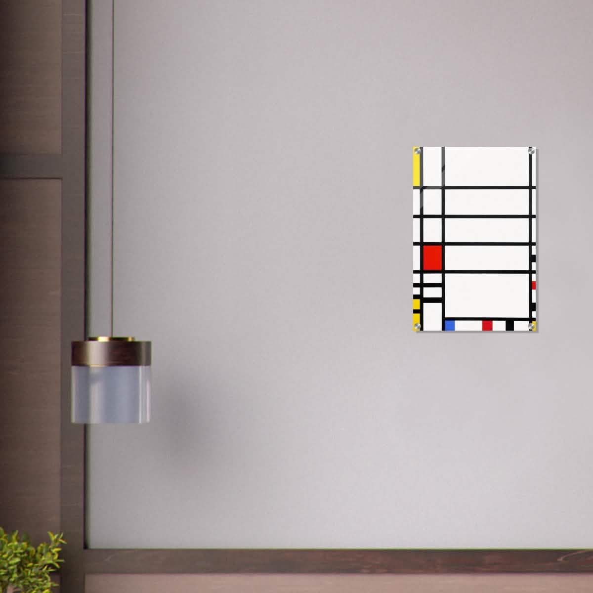 Trafalgar Square by Piet Mondrian Modern Art - Acrylic Print - 40x60 cm / 16x24″ -