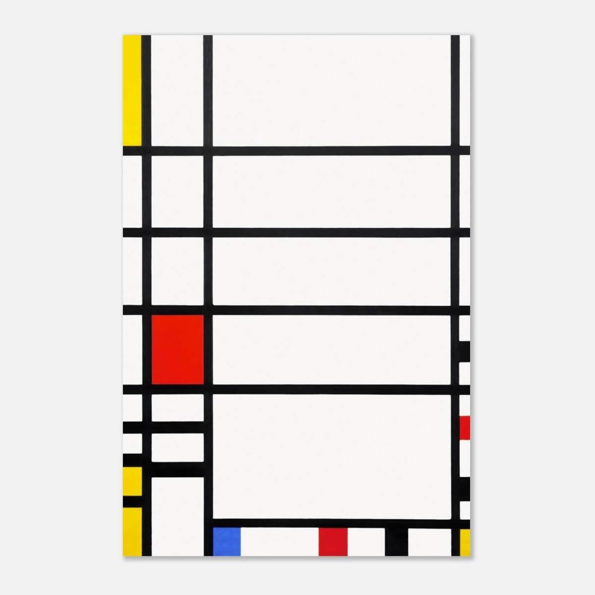 Trafalgar Square by Piet Mondrian Modern Art - Aluminum Print - 60x90 cm / 24x36″ -