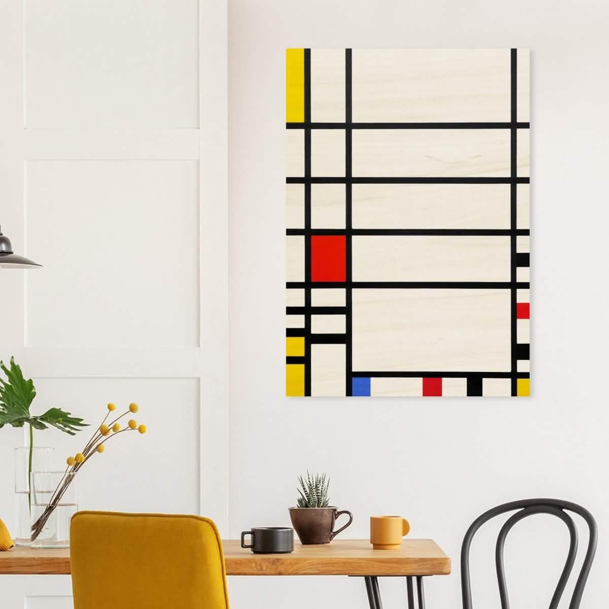 Trafalgar Square by Piet Mondrian Modern Art - Wood Prints - 70x100 cm / 28x40″ - 10 mm