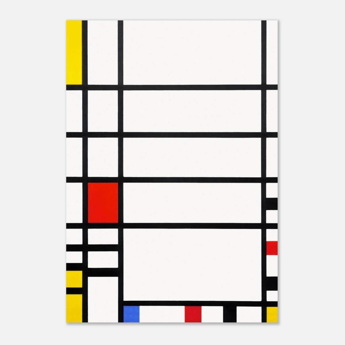 Trafalgar Square by Piet Mondrian Modern Art - Aluminum Print - 70x100 cm / 28x40″ -