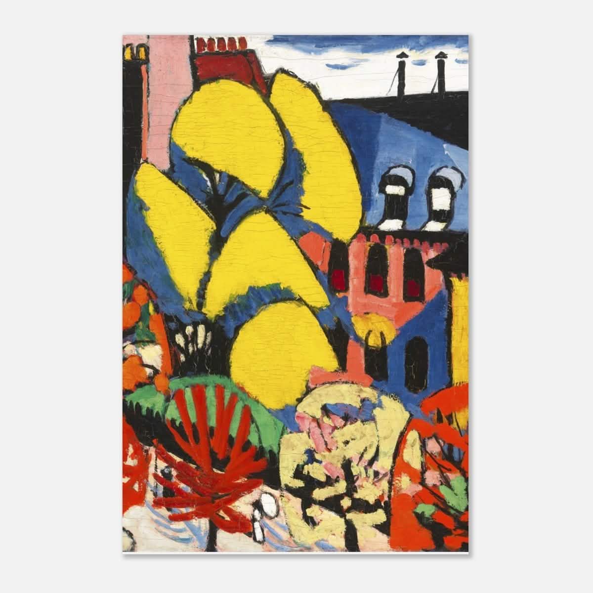 Trees by Henry Lyman Sayen - Aluminum Print - 30x45 cm / 12x18″ -