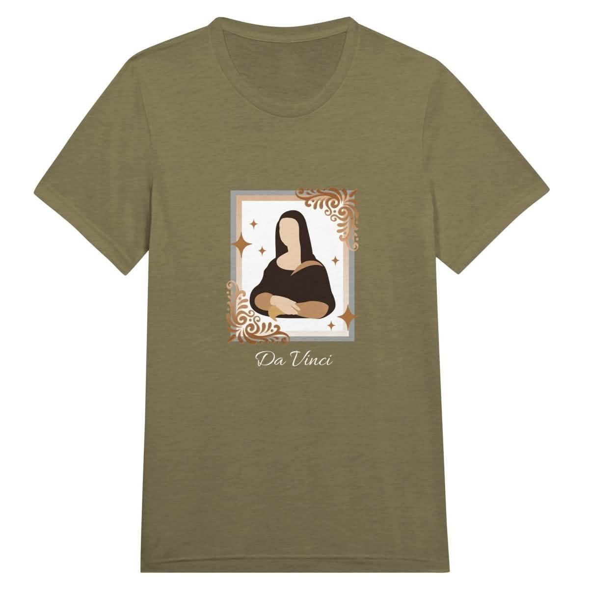 Triblend Unisex Crewneck T-shirt | DVA Logo - S - Olive Triblend -