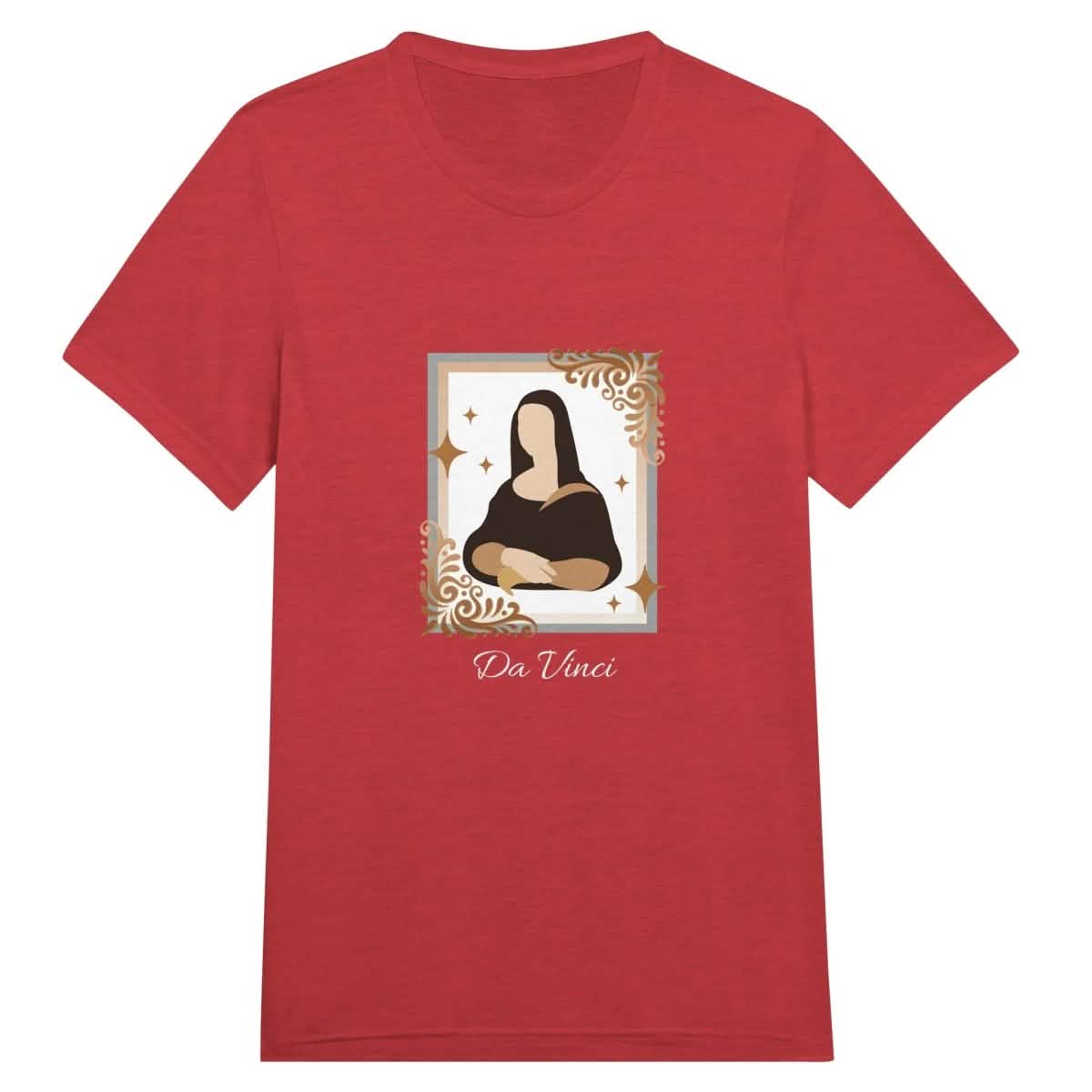 Triblend Unisex Crewneck T-shirt | DVA Logo - S - Triblend Red -