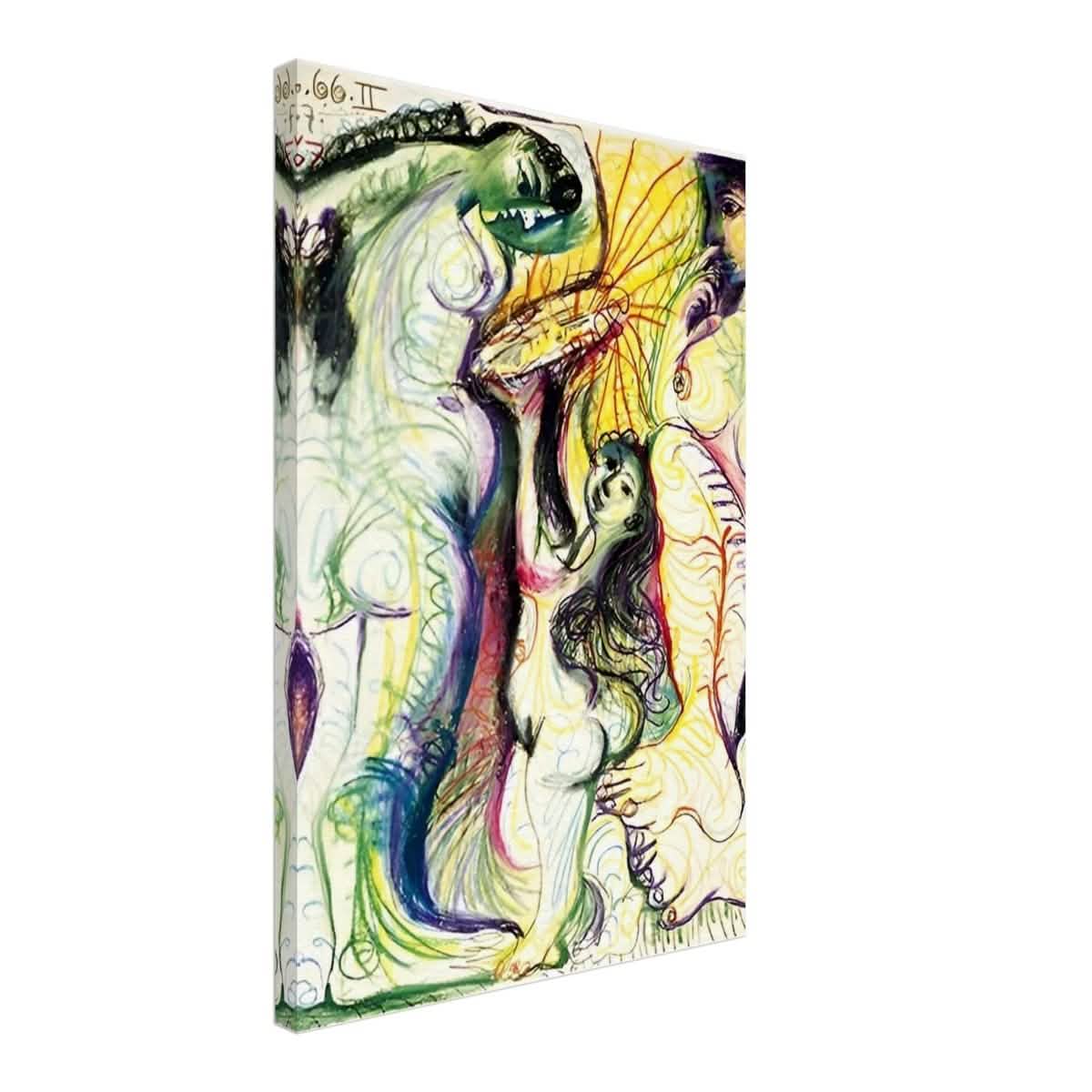 Trois nus à la toilette by Pablo Picasso 1981 - Canvas - 40x60 cm / 16x24″ - Slim