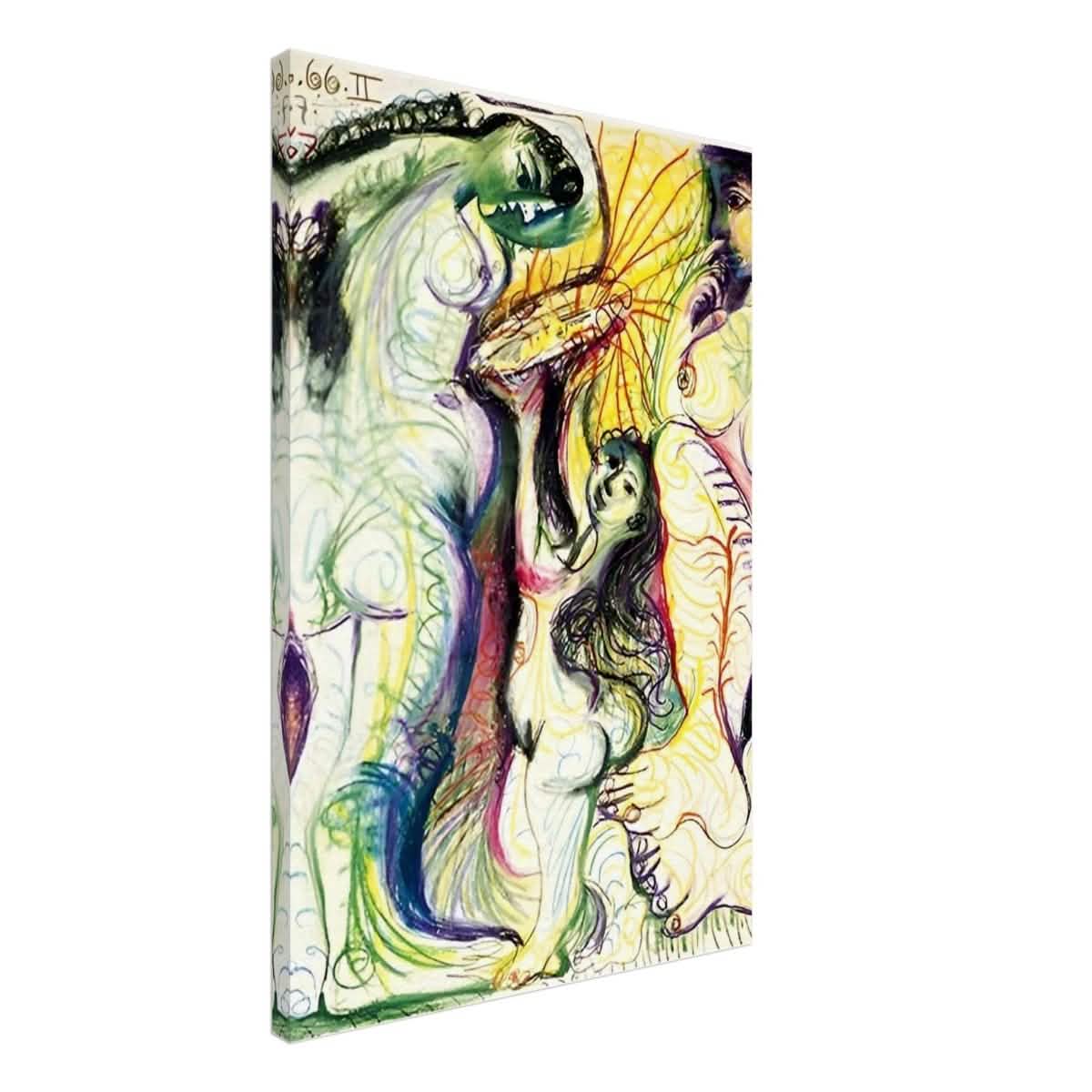 Trois nus à la toilette by Pablo Picasso 1981 - Canvas - 50x75 cm / 20x30″ - Slim