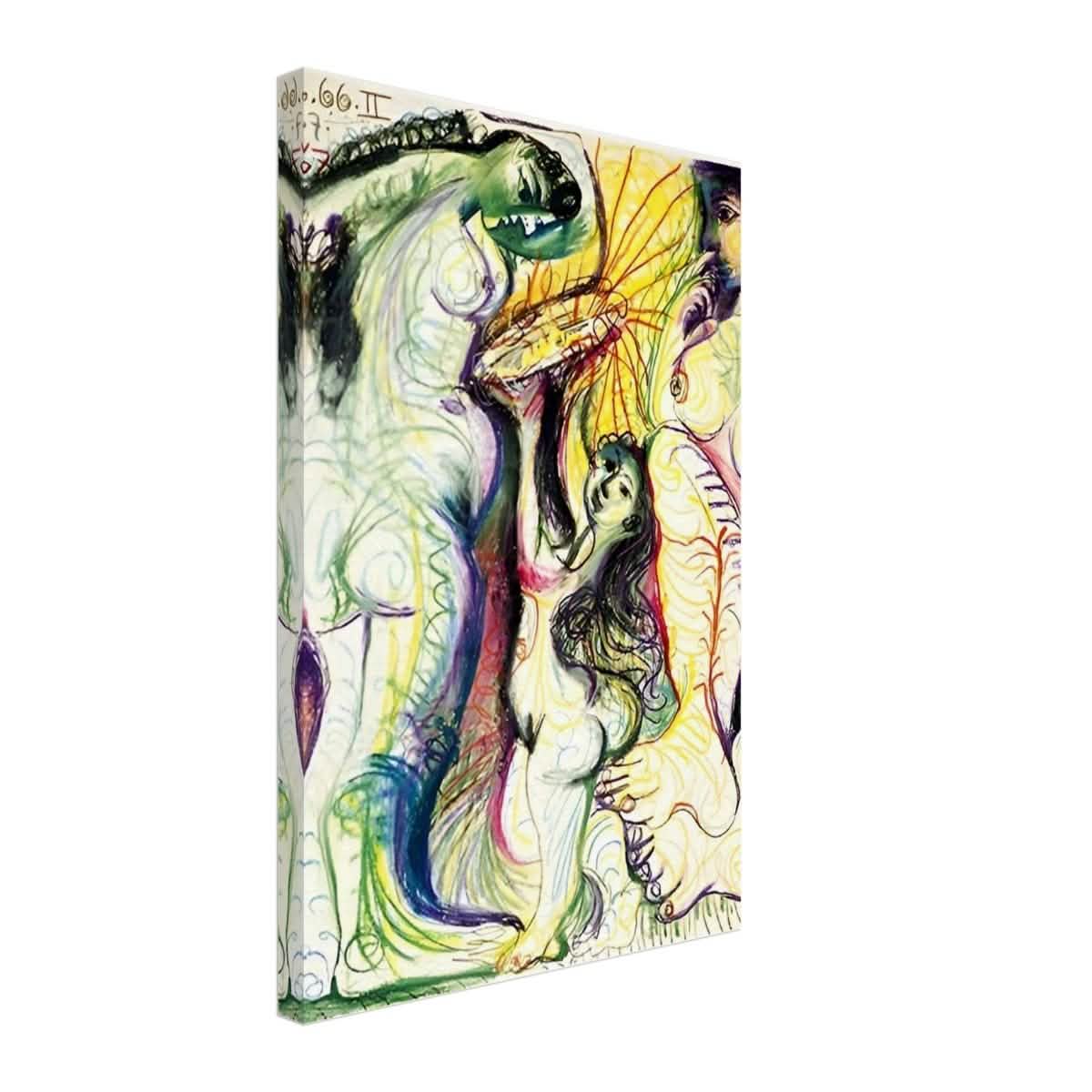 Trois nus à la toilette by Pablo Picasso 1981 - Canvas - 40x60 cm / 16x24″ - Thick