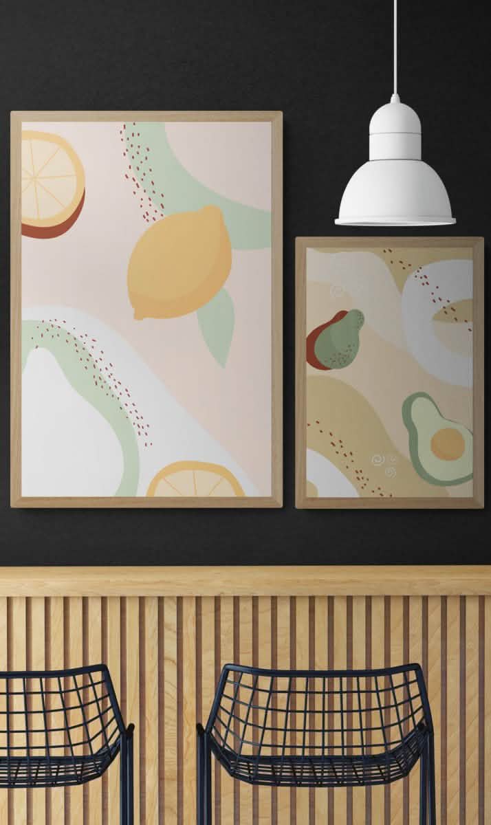 Tropical Fresh Pair - Canvas - 30X45 CM / 12X18″ -