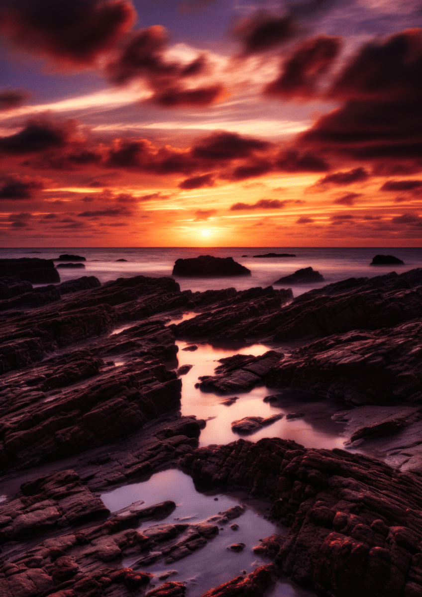 Twilight Shores | 3 Design Options - 30x45 cm / 12x18″ - Design Option 1 - Acrylic Print