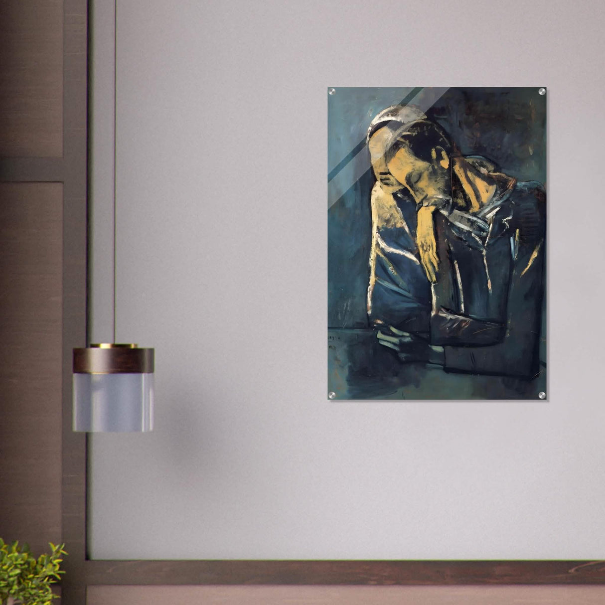 Two figures by Pablo Picasso 1904 - Acrylic Print - 70x100 cm / 28x40″ -