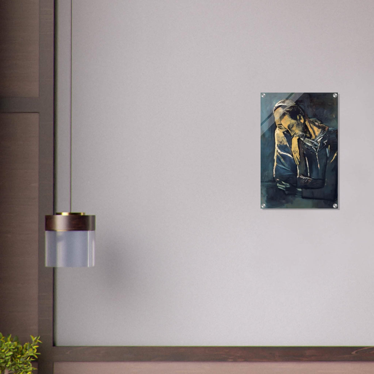 Two figures by Pablo Picasso 1904 - Acrylic Print - 40x60 cm / 16x24″ -