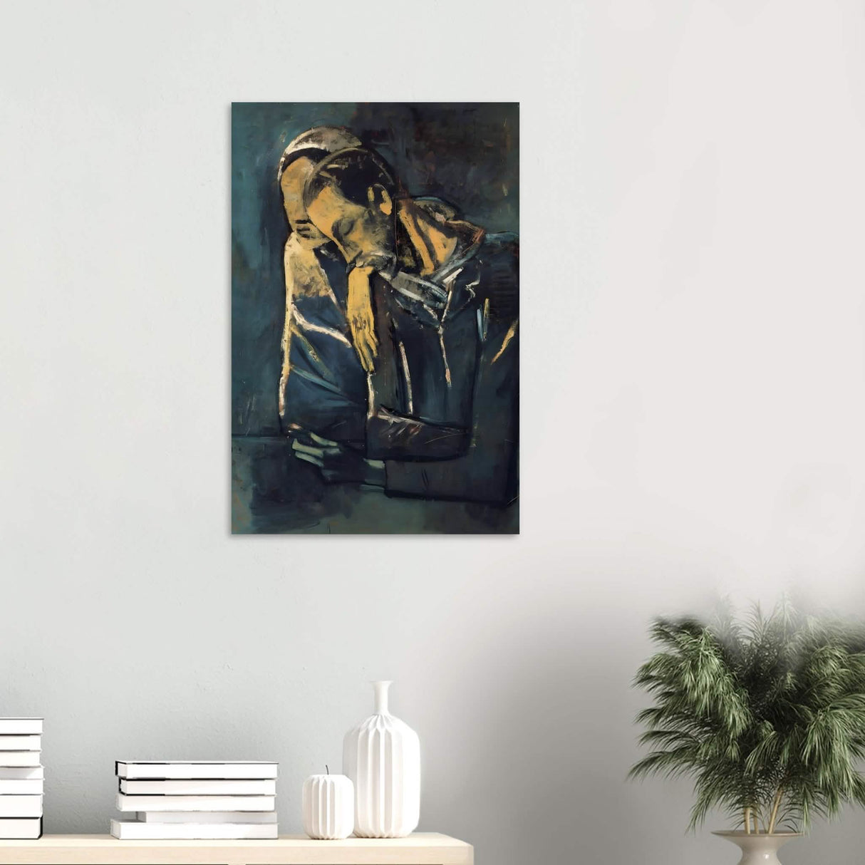 Two figures by Pablo Picasso 1904 - Wood Prints - 50x75 cm / 20x30″ - 10 mm