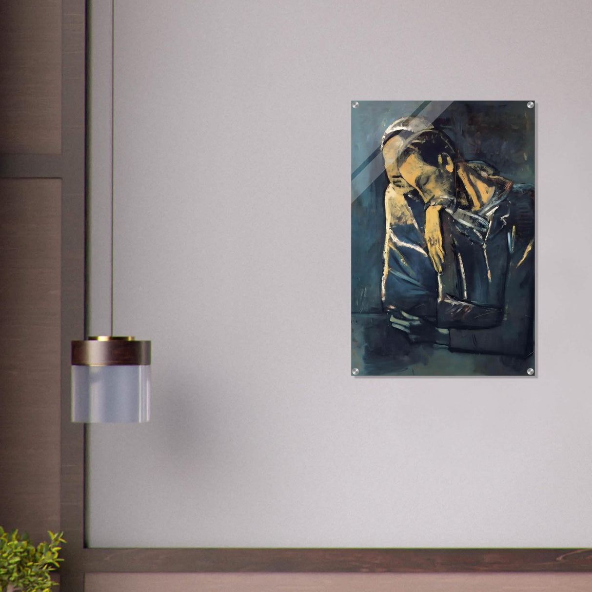 Two figures by Pablo Picasso 1904 - Acrylic Print - 60x90 cm / 24x36″ -