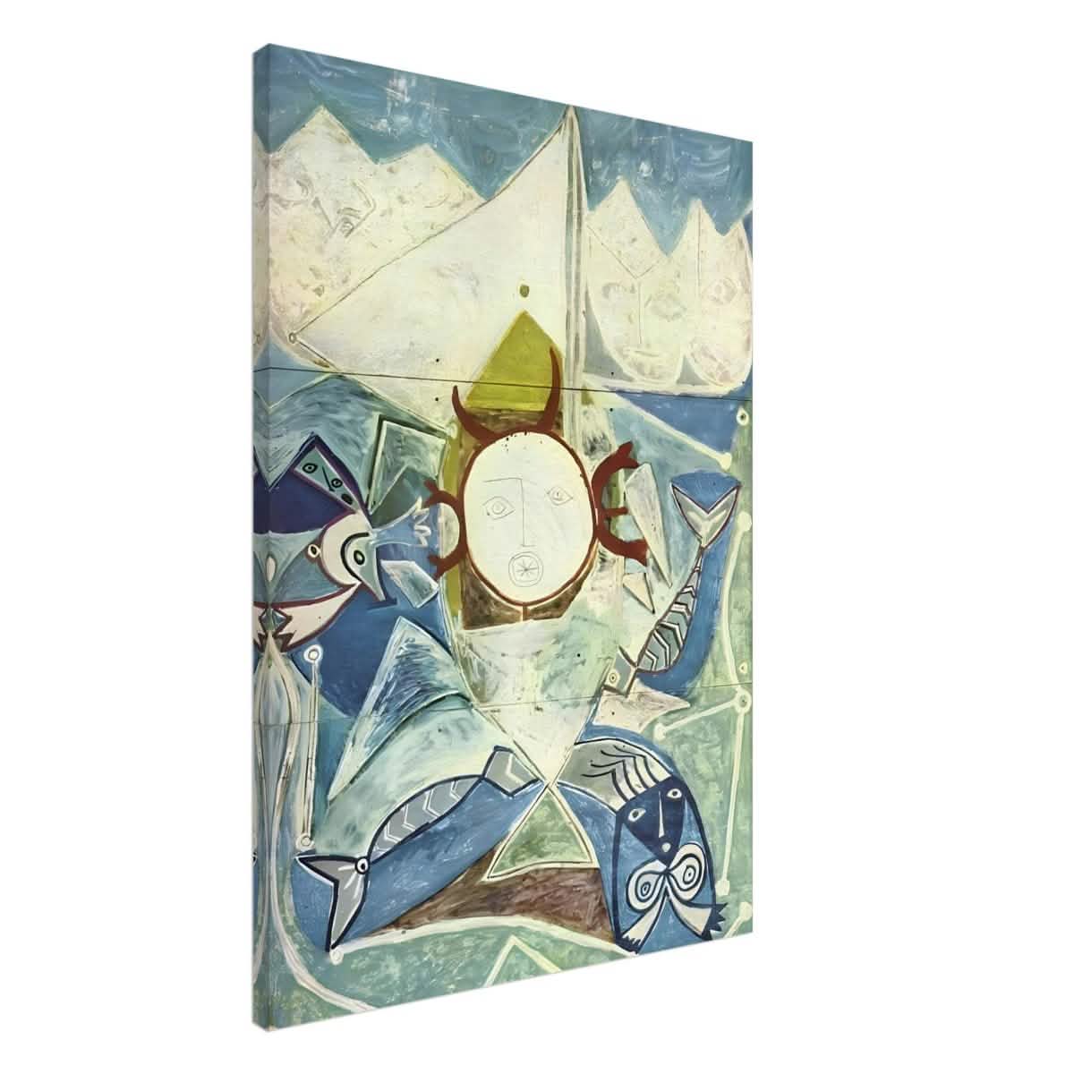 Ulysses and sirens by Pablo Picasso 1946 - Canvas - 70x100 cm / 28x40″ - Thick