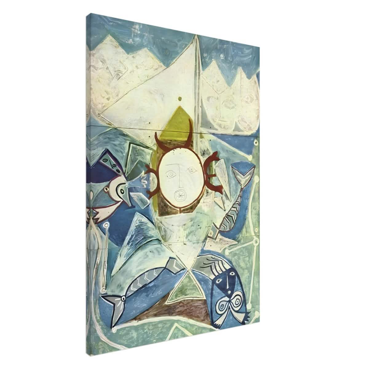 Ulysses and sirens by Pablo Picasso 1946 - Canvas - 70x100 cm / 28x40″ - Slim