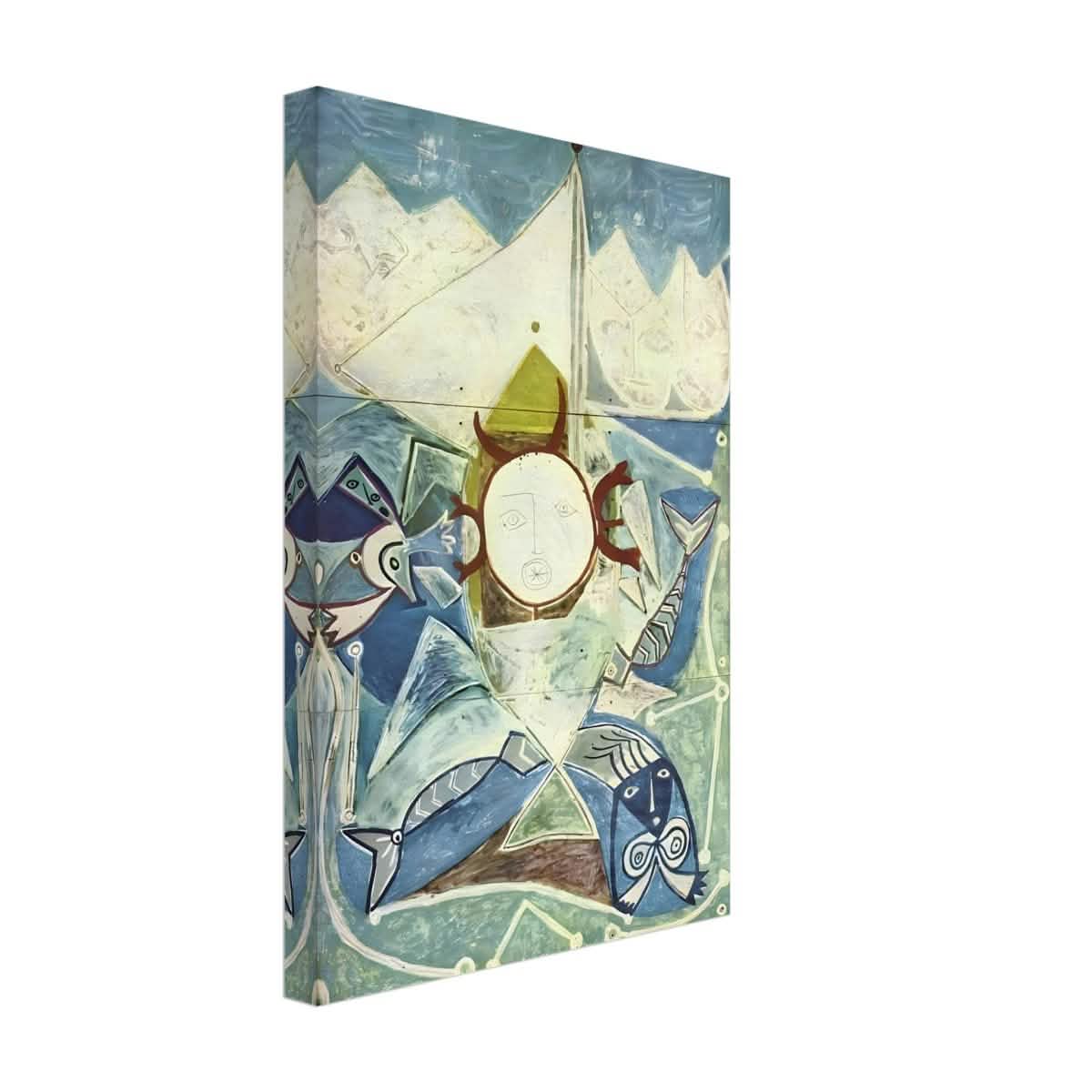 Ulysses and sirens by Pablo Picasso 1946 - Canvas - 30x45 cm / 12x18″ - Thick