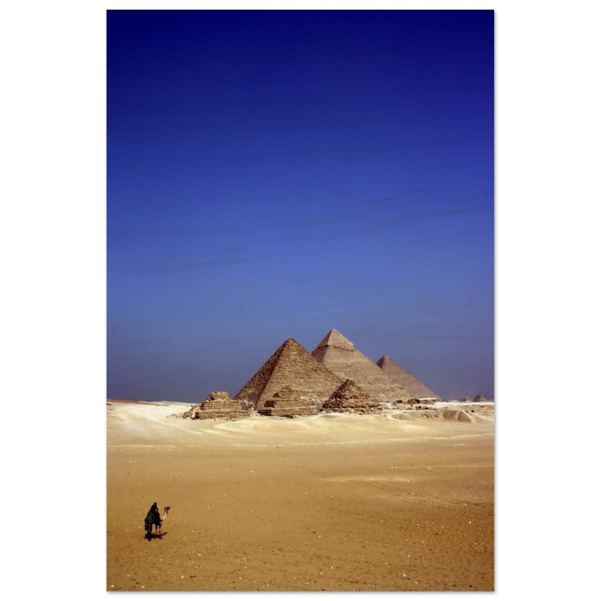 Under the Egyptian Sky | Eternal Pyramids - Wood Prints - 60x90 cm / 24x36″ -
