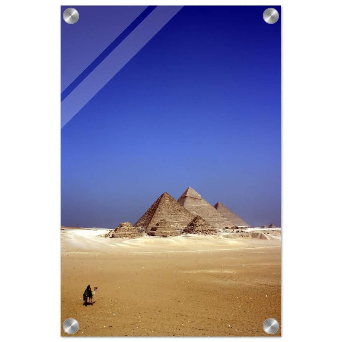 Under the Egyptian Sky | Eternal Pyramids - Acrylic Print - 30x45 cm / 12x18″ -