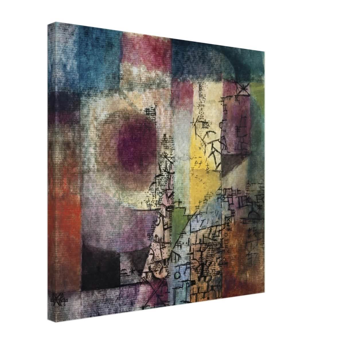 Untitled Abstract Art by Paul Klee - Canvas - 50x50 cm / 20x20″ - Slim