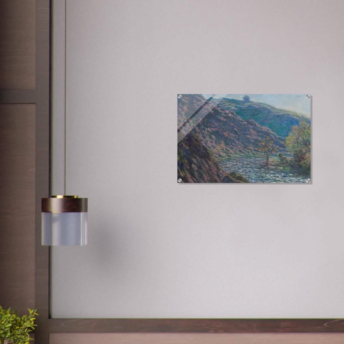 Valley of the Petite Creuse by Claude Monet - Acrylic Print - 50x75 cm / 20x30″ -