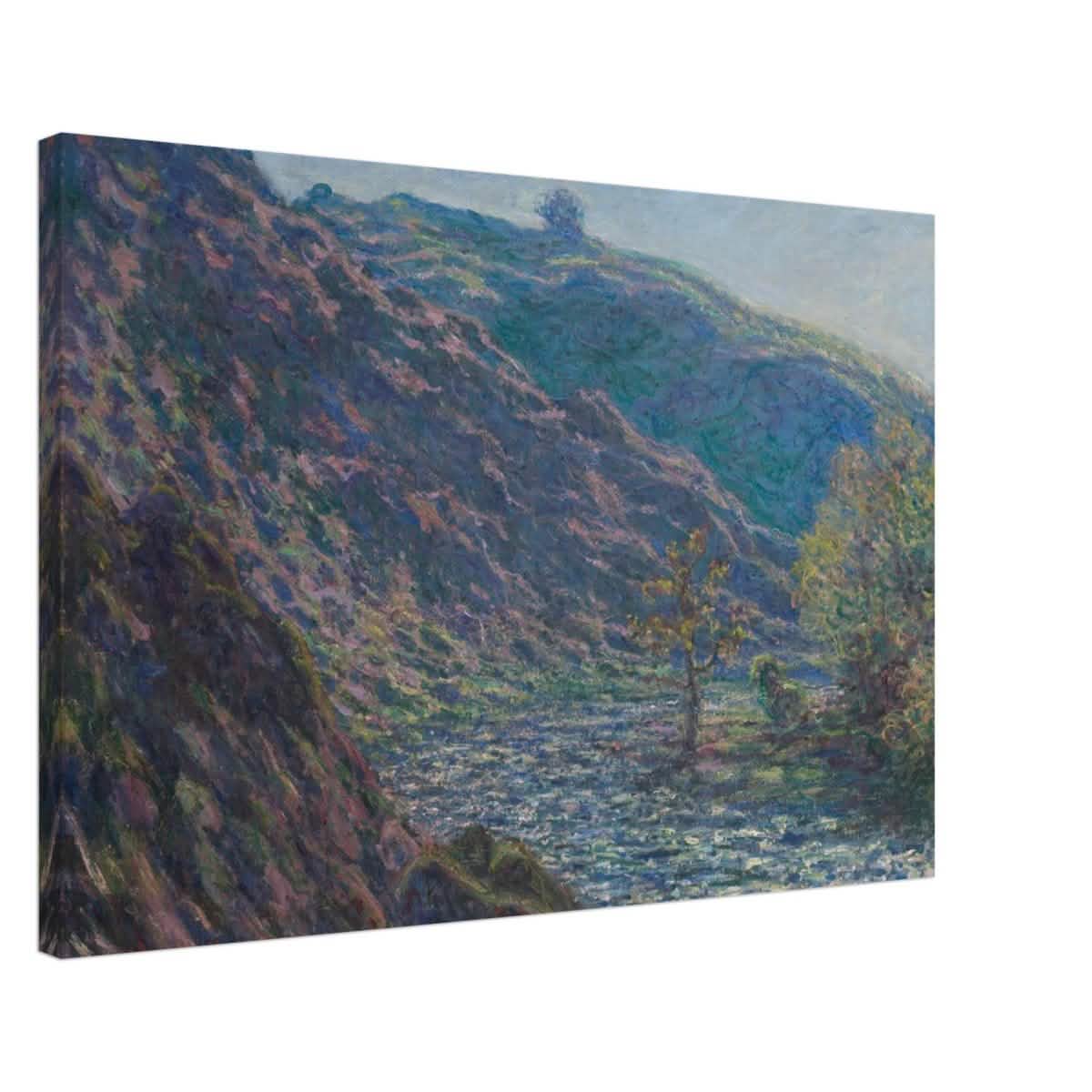 Valley of the Petite Creuse by Claude Monet - Canvas - 50x75 cm / 20x30″ - Slim