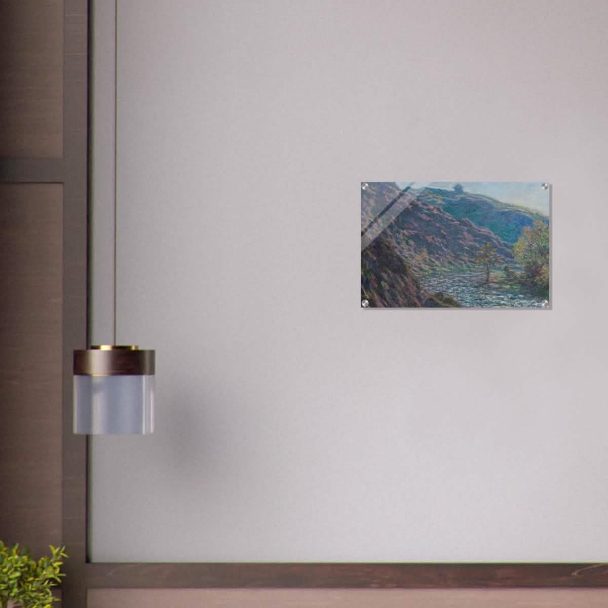 Valley of the Petite Creuse by Claude Monet - Acrylic Print - 40x60 cm / 16x24″ -