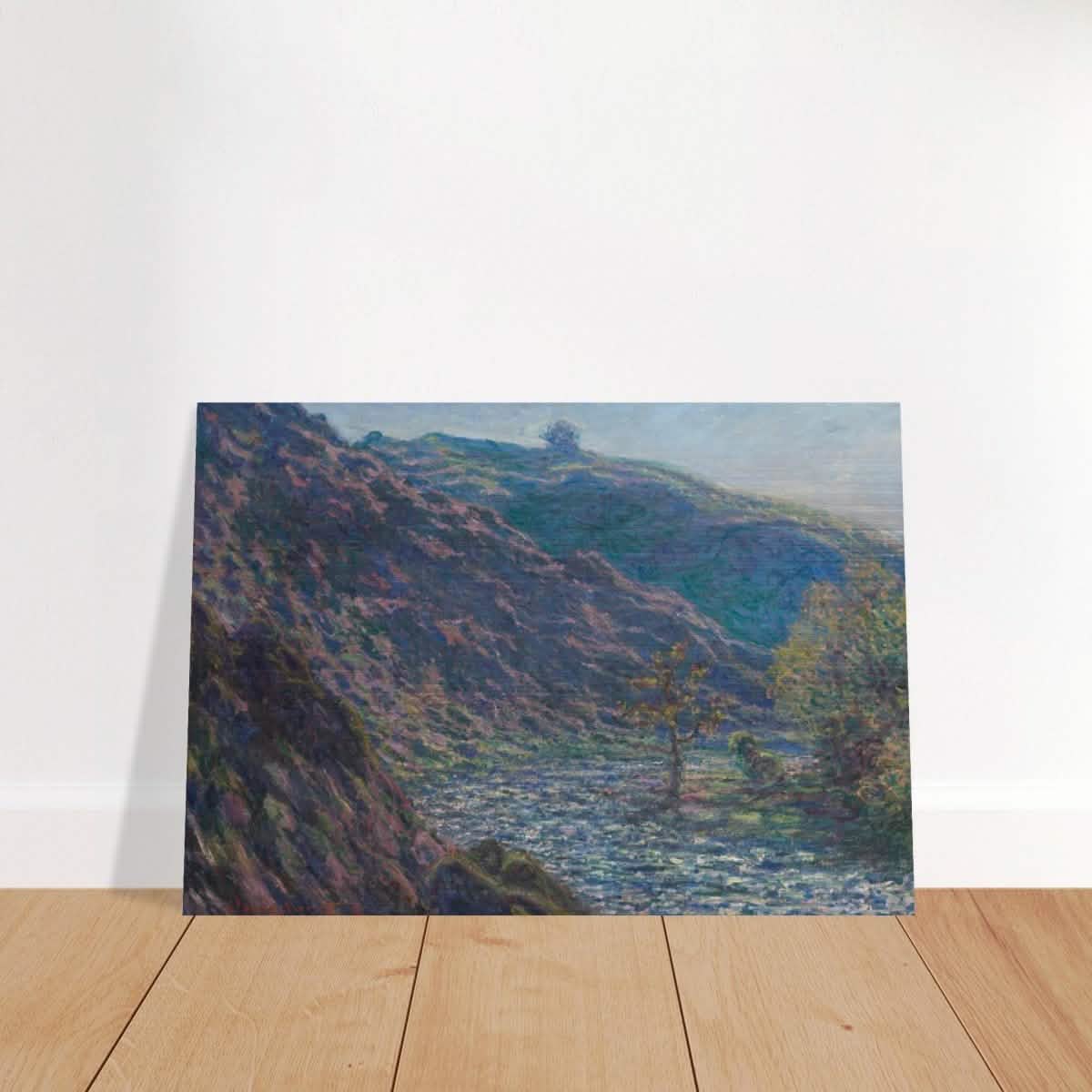 Valley of the Petite Creuse by Claude Monet - Brushed Aluminum Print - 70x100 cm / 28x40″ -
