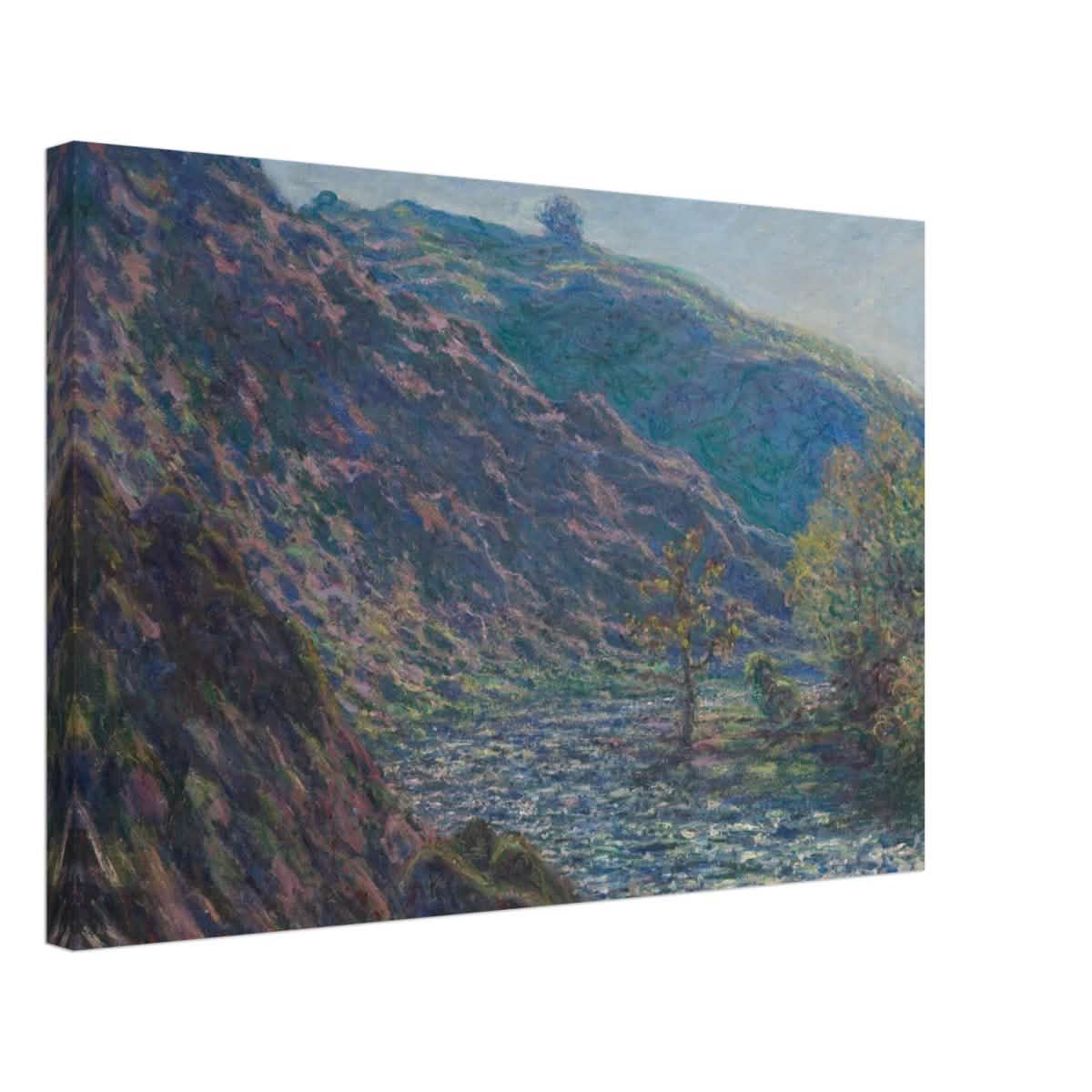 Valley of the Petite Creuse by Claude Monet - Canvas - 40x60 cm / 16x24″ - Slim