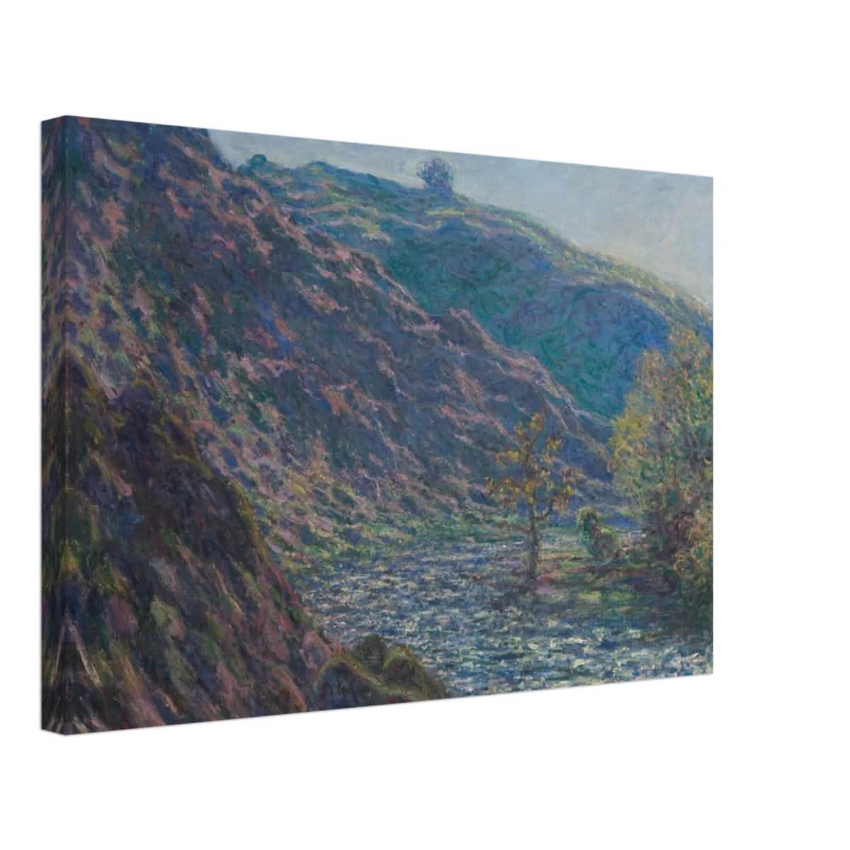 Valley of the Petite Creuse by Claude Monet - Canvas - 40x60 cm / 16x24″ - Thick