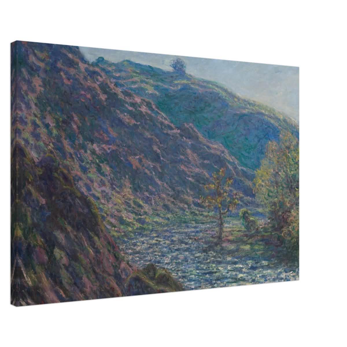 Valley of the Petite Creuse by Claude Monet - Canvas - 60x90 cm / 24x36″ - Slim