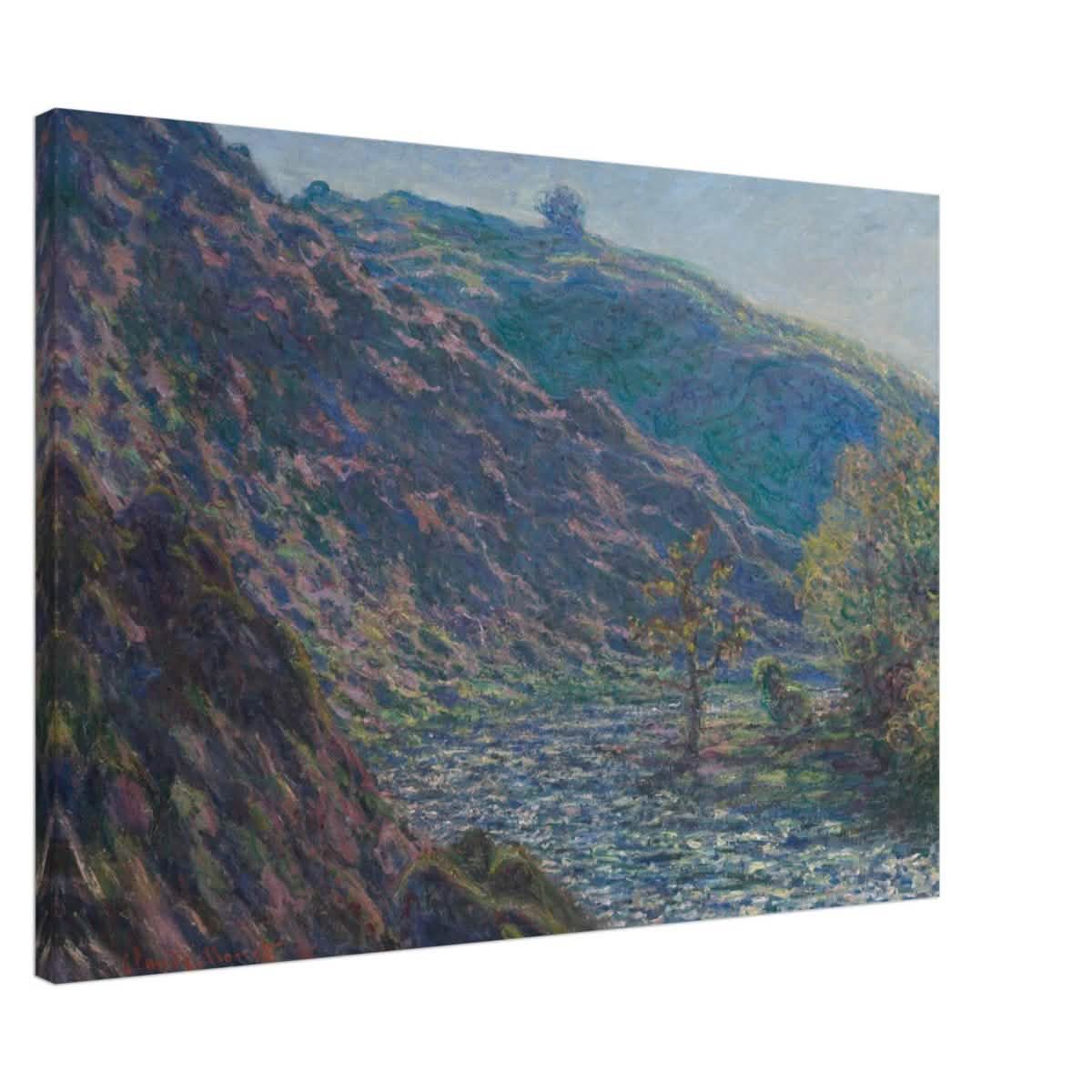 Valley of the Petite Creuse by Claude Monet - Canvas - 70x100 cm / 28x40″ - Thick