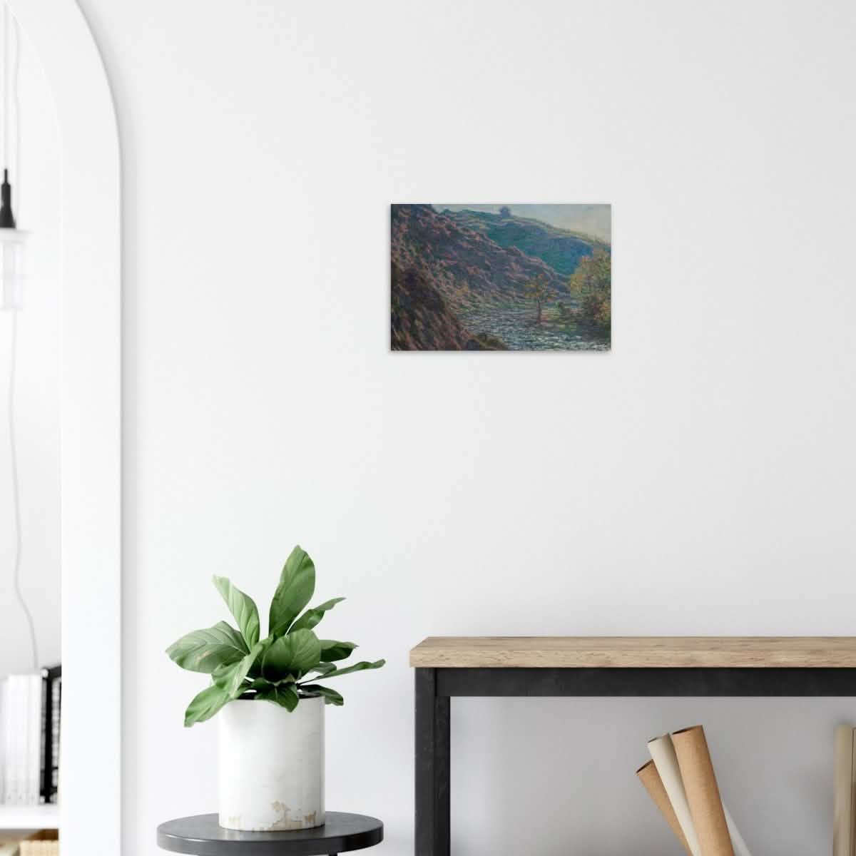 Valley of the Petite Creuse by Claude Monet - Wood Prints - 30x45 cm / 12x18″ - 20 mm