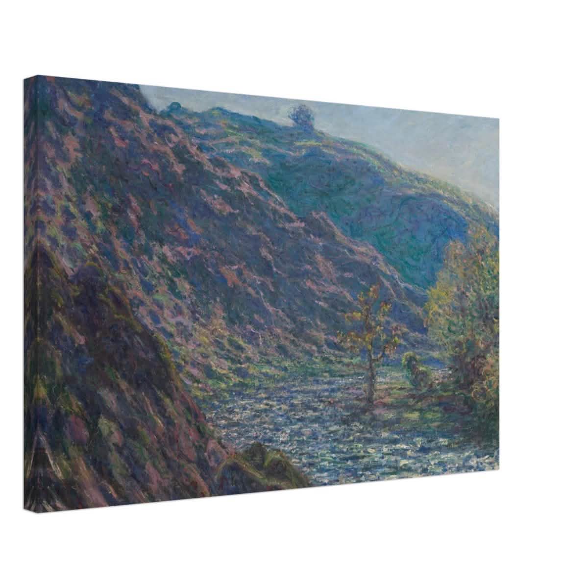 Valley of the Petite Creuse by Claude Monet - Canvas - 50x75 cm / 20x30″ - Thick