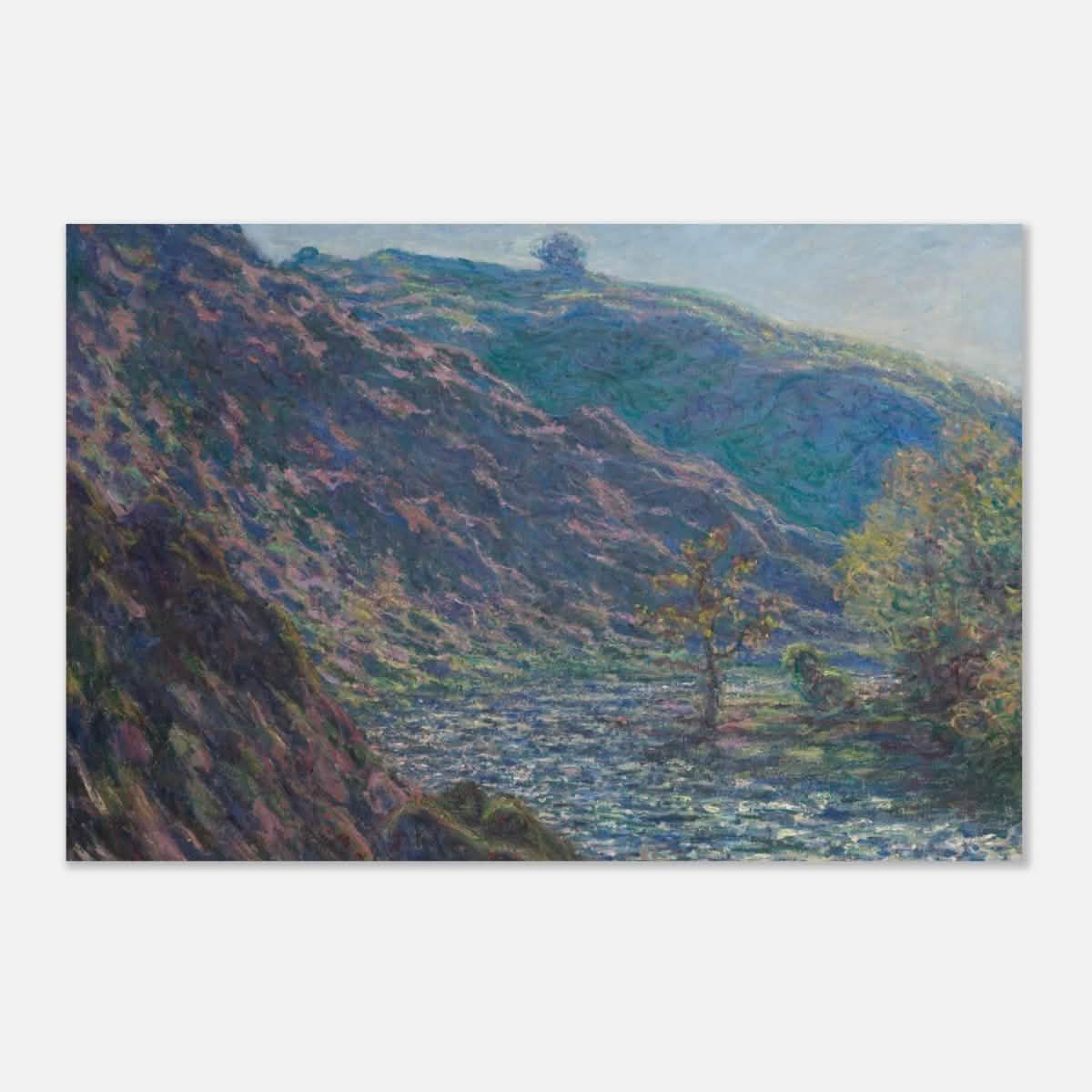 Valley of the Petite Creuse by Claude Monet - Aluminum Print - 40x60 cm / 16x24″ -