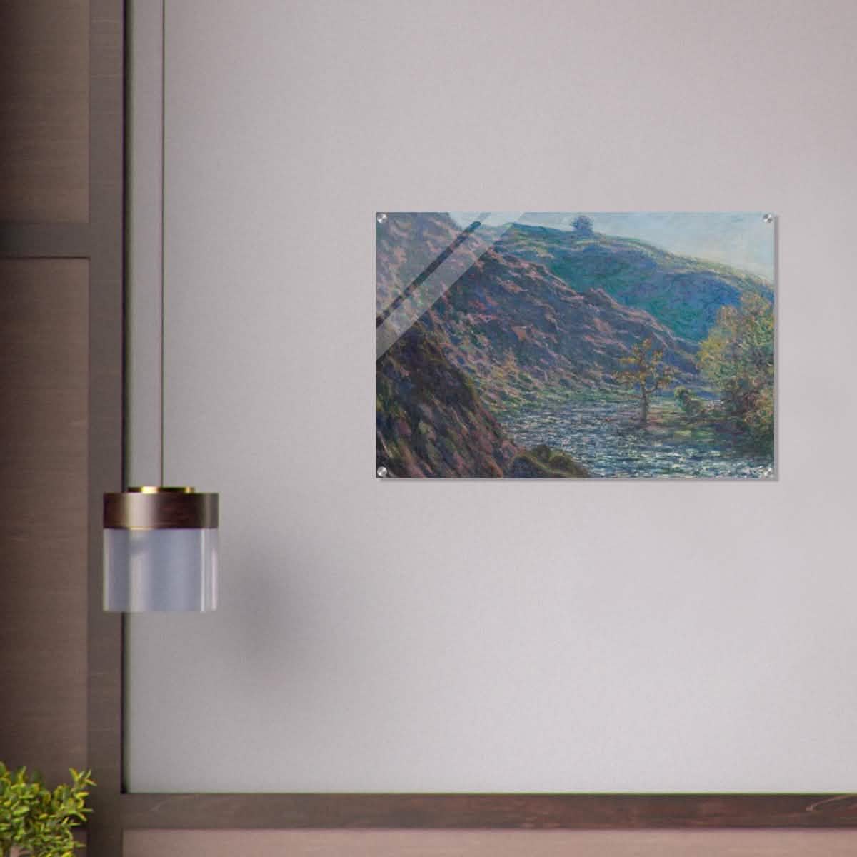 Valley of the Petite Creuse by Claude Monet - Acrylic Print - 60x90 cm / 24x36″ -