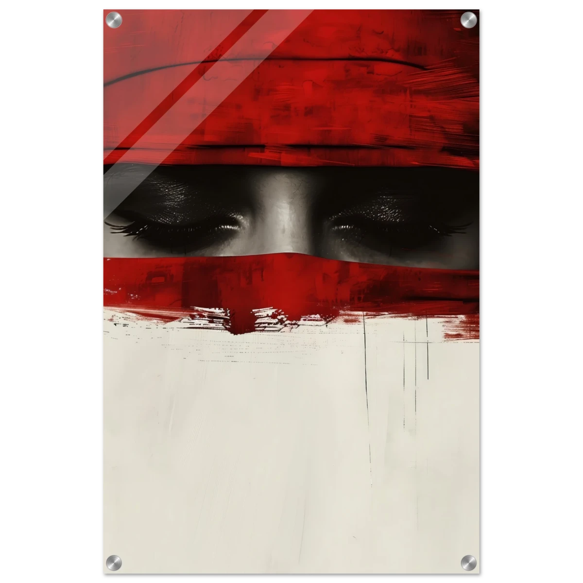 Veil of Secrets | Abstract Expressionism Wall art print - 50x75 cm / 20x30″ - Acrylic Print -