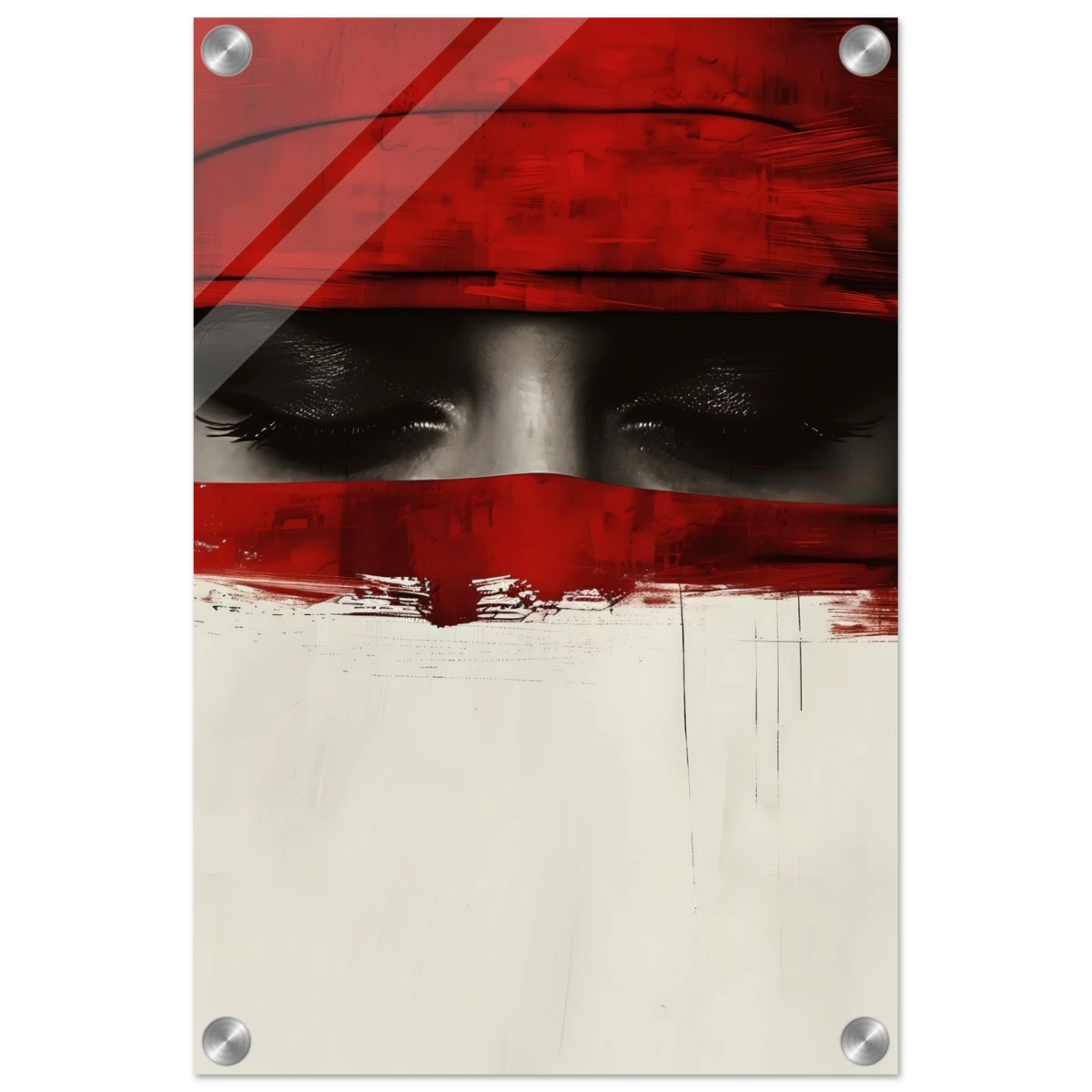 Veil of Secrets | Abstract Expressionism Wall art print - 30x45 cm / 12x18″ - Acrylic Print -