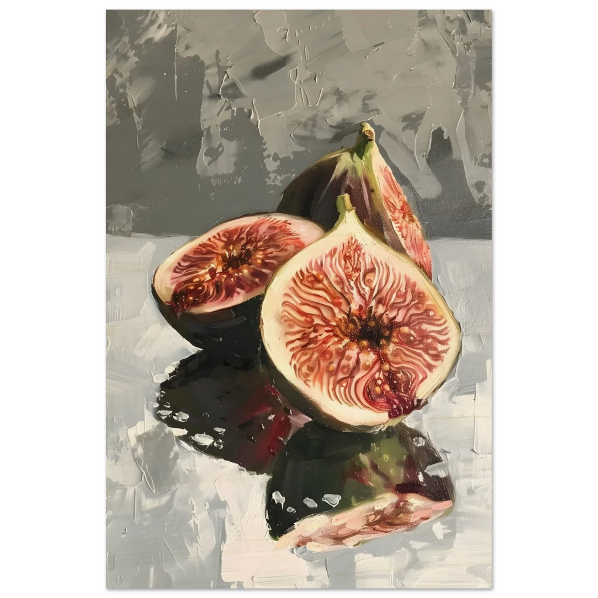 “Velvet Figs” | Wall Art Print - Wood Prints - 20x30 cm / 8x12″ -