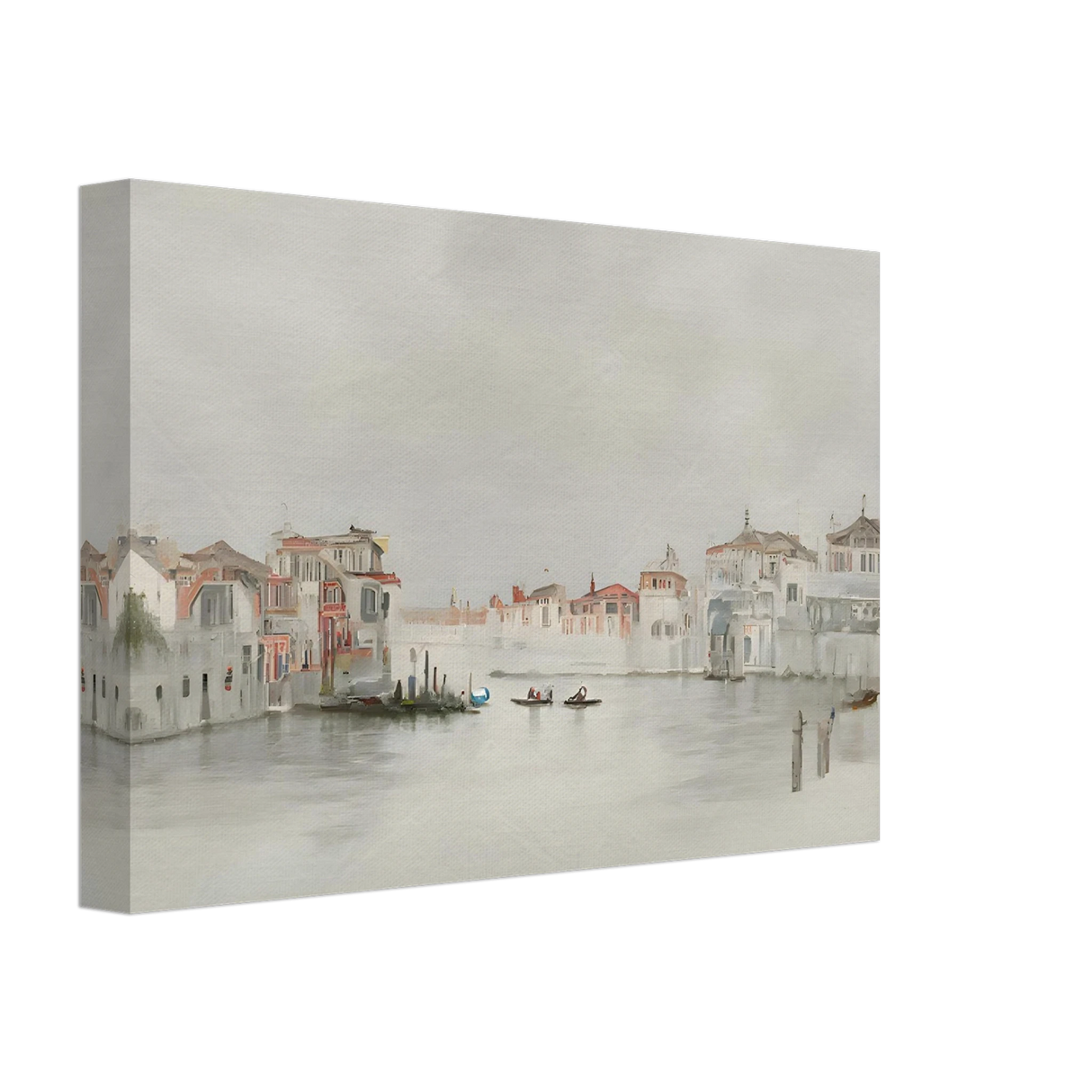 Venetian Whispers – Serene Canal Wall Art Print - Canvas - 20x30 cm / 8x12″ -