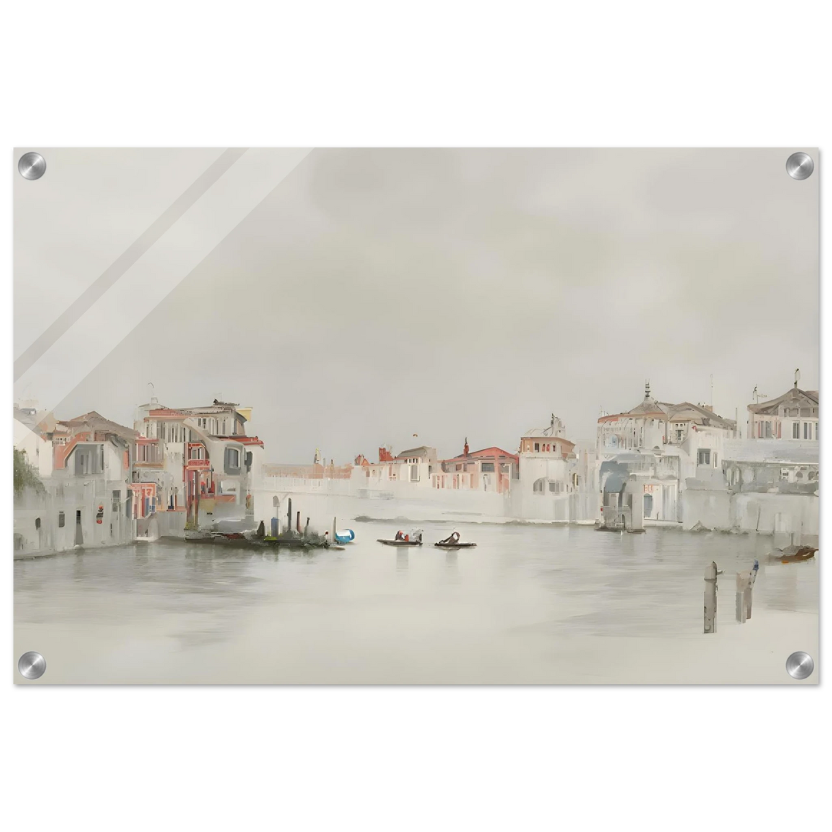 Venetian Whispers – Serene Canal Wall Art Print - Acrylic Print - 40x60 cm / 16x24″ -