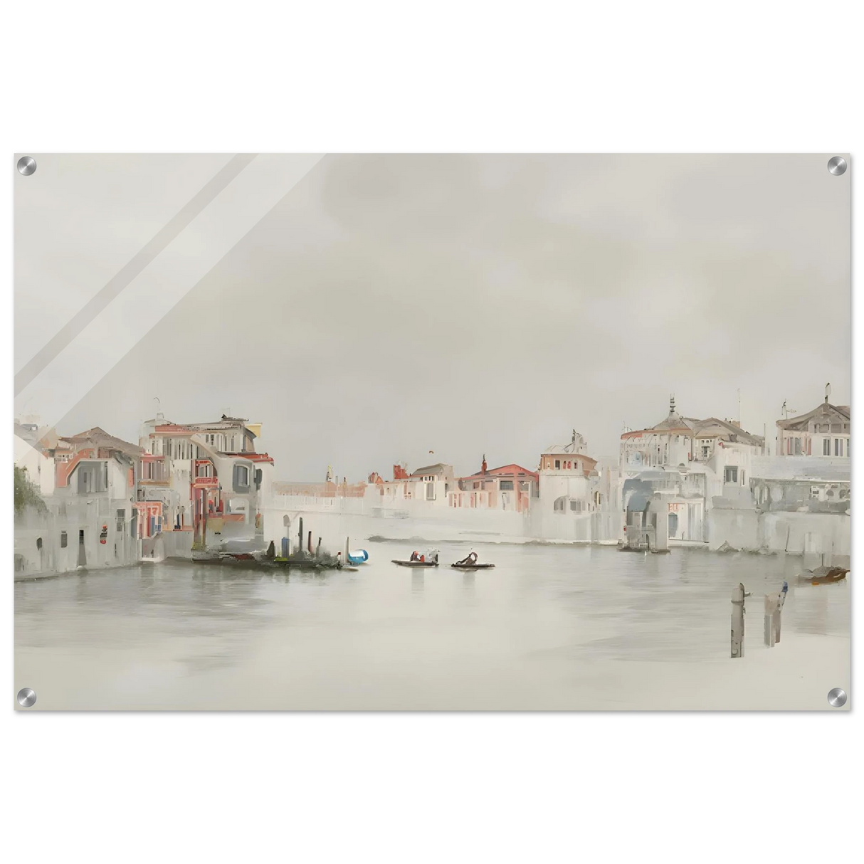 Venetian Whispers – Serene Canal Wall Art Print - Acrylic Print - 60x90 cm / 24x36″ -