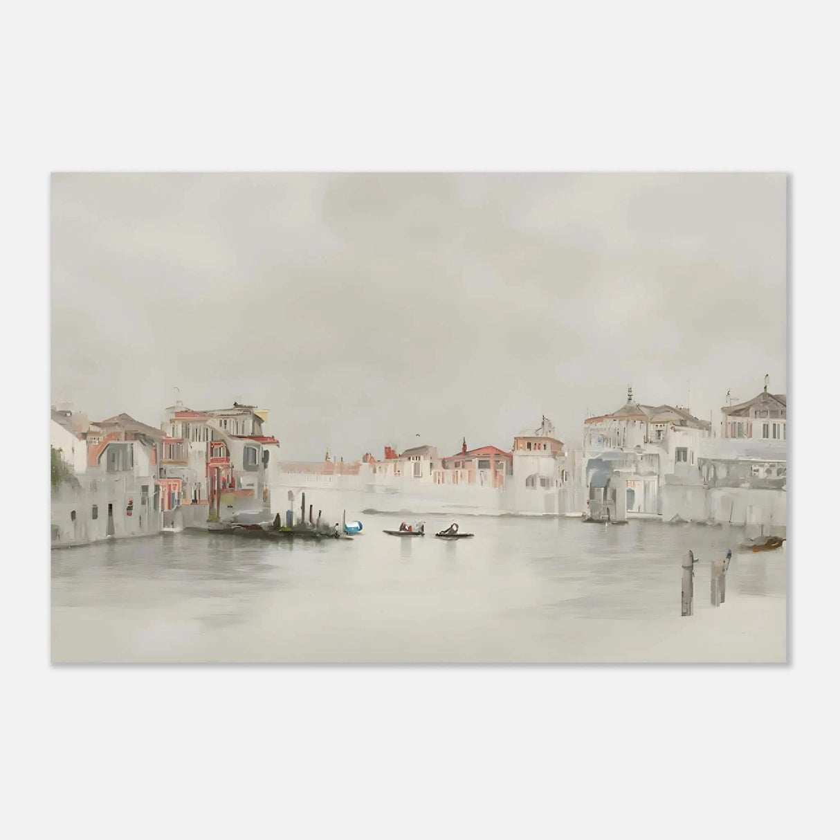 Venetian Whispers – Serene Canal Wall Art Print - Aluminum Print - 50x75 cm / 20x30″ -
