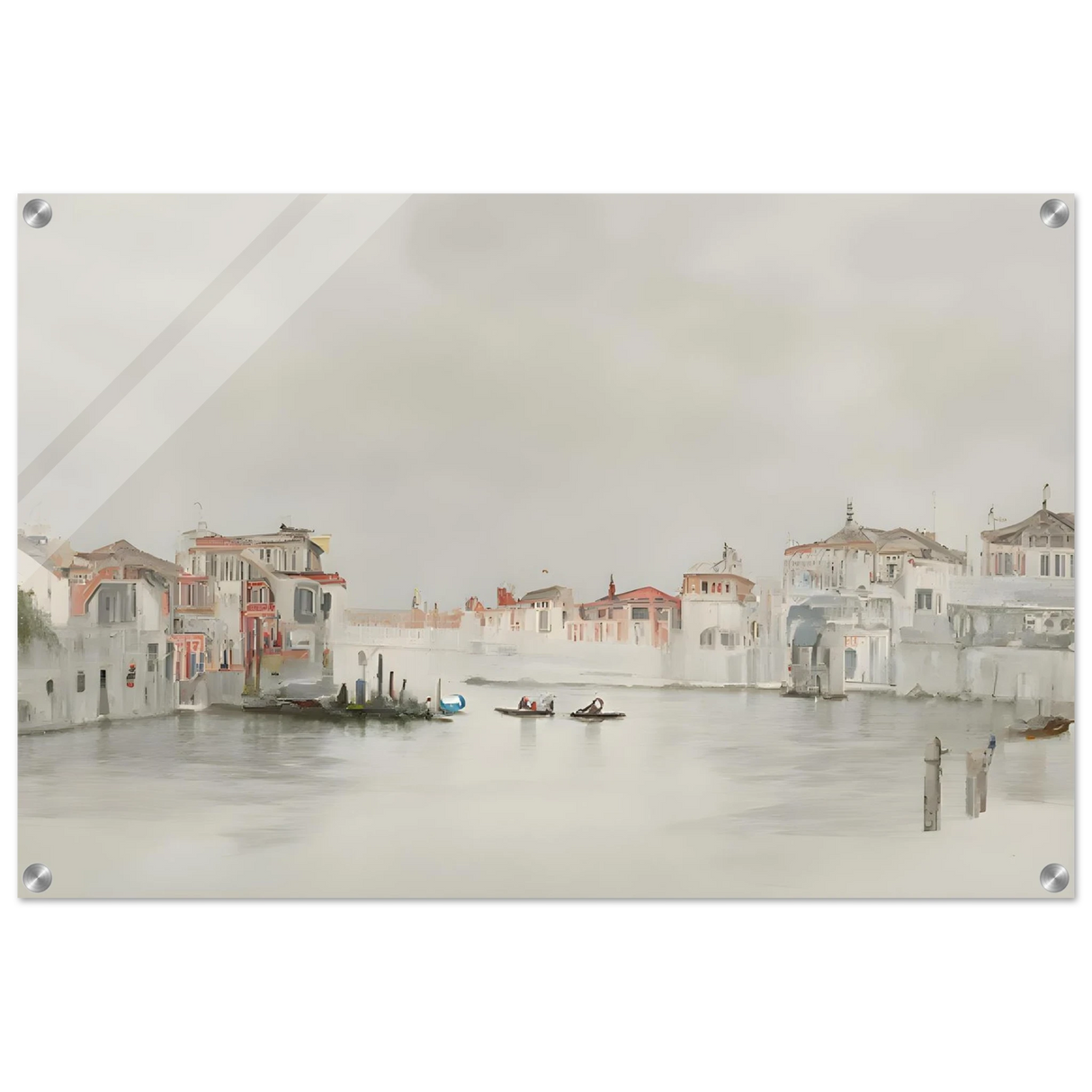 Venetian Whispers – Serene Canal Wall Art Print - Acrylic Print - 50x75 cm / 20x30″ -