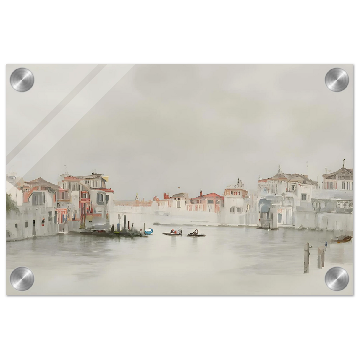 Venetian Whispers – Serene Canal Wall Art Print - Acrylic Print - 20x30 cm / 8x12″ -