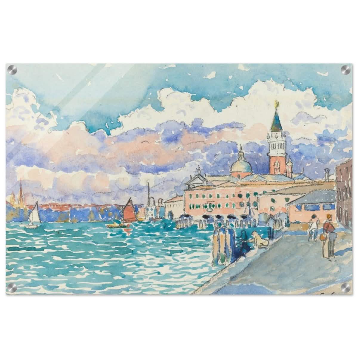 Venice (ca. 1903) by Henri - Edmond Cross | Vintage wall art print - Acrylic Print - 50x75 cm / 20x30″ -