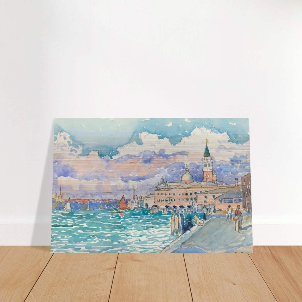 Venice (ca. 1903) by Henri - Edmond Cross | Vintage wall art print - Brushed Aluminum Print - 60x90 cm / 24x36″ -