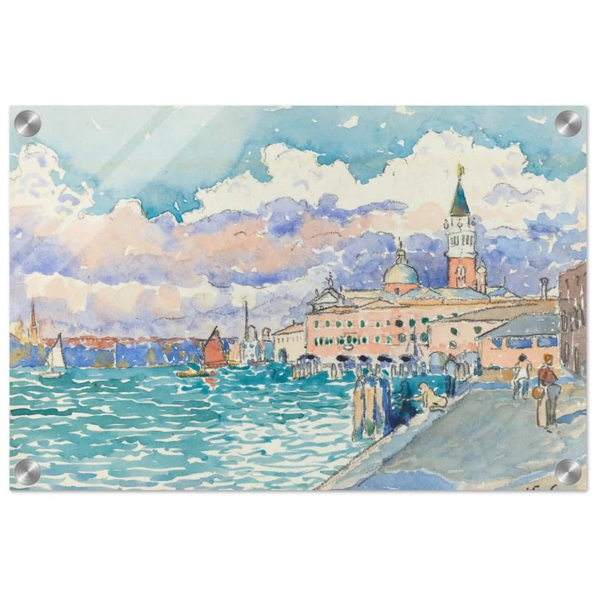 Venice (ca. 1903) by Henri - Edmond Cross | Vintage wall art print - Acrylic Print - 30x45 cm / 12x18″ -