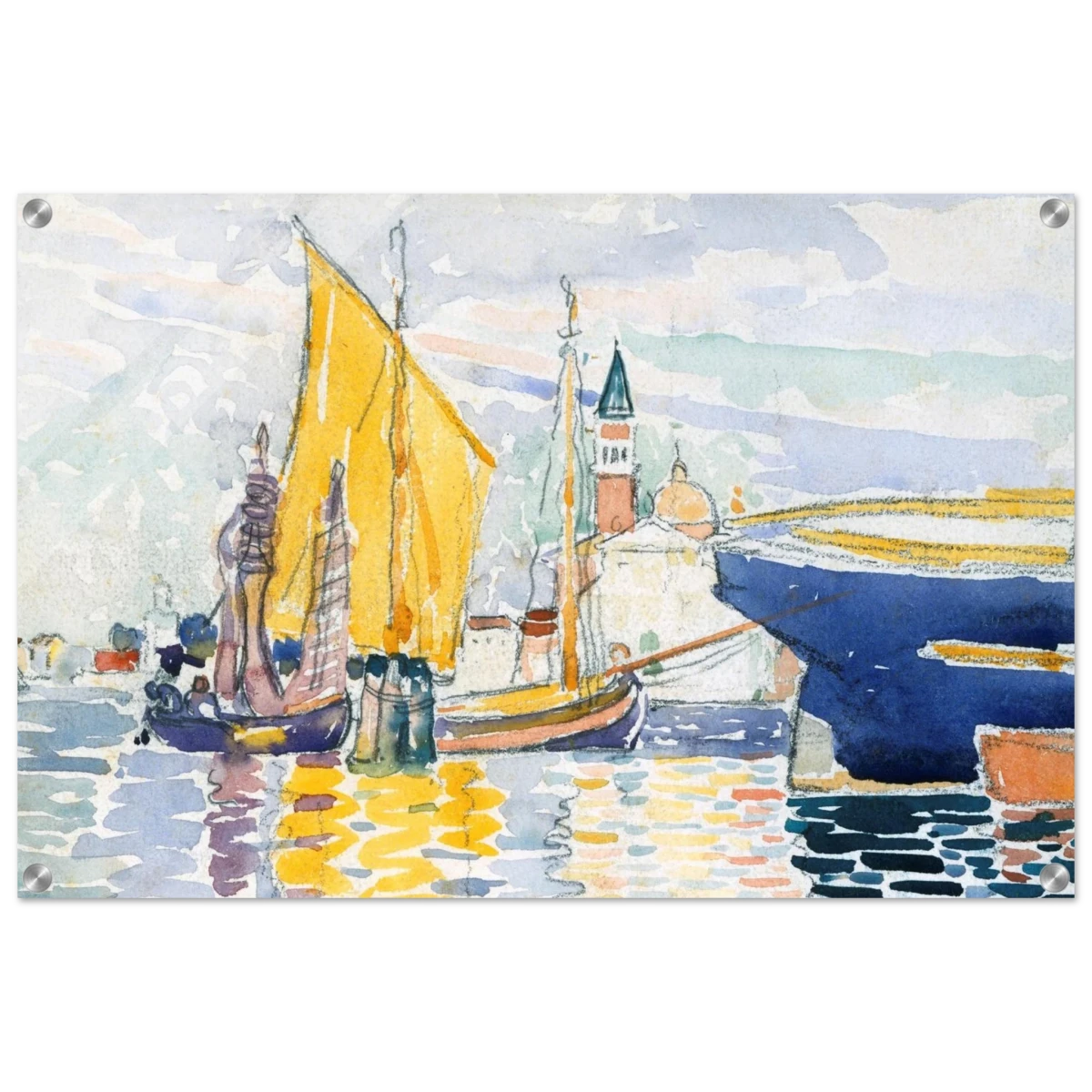 Venice - The Giudecca by Henri - Edmond Cross (Henri - Edmond Delacroix) - Acrylic Print - 50x75 cm / 20x30″ -