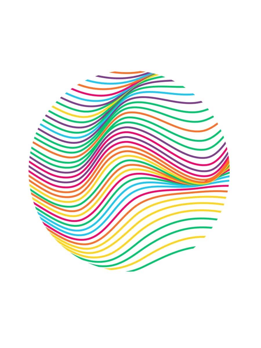 Vibrant Vectors Trio - Canvas - 30X45 CM / 12X18″ -